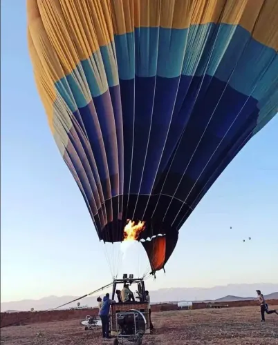 Montgolfière au Maroc